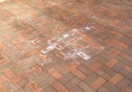 Poor drainage and soluble salts result in efflorescence