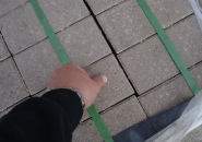 Small imperfections are normal in clay pavers