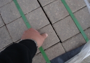 Small imperfections are normal in clay pavers