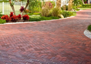 4 x 8 x 2-1/4 Blend of Shades 32 Antique, 33 Dark Antique & 36 Red Sunset Old World Cobble