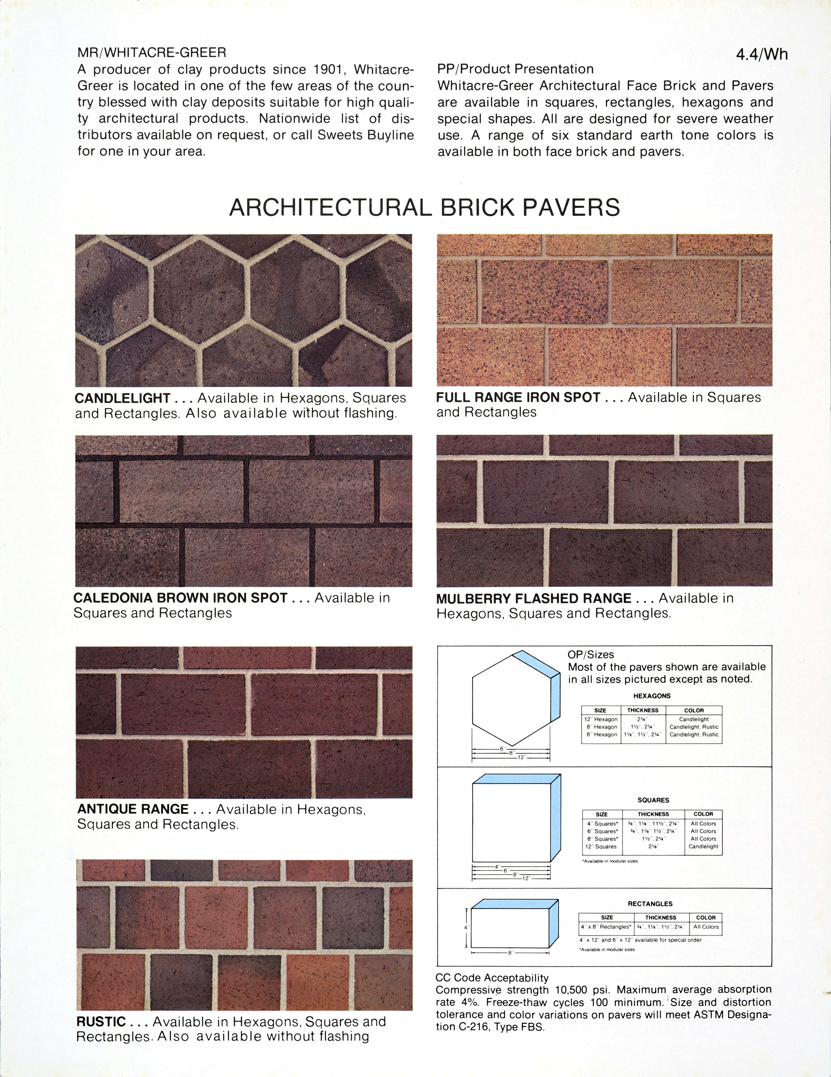 Architectural Pavers Brochure